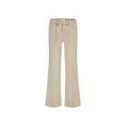 Fabienne Chapot Beige Wide Leg Jeans för Kvinnor Beige, Dam