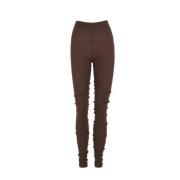 Cortana Genie, leggings av jungfruull mahogny Brown, Dam