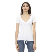 Trussardi Kortärmad Rund Hals T-shirt White, Dam