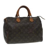 Louis Vuitton Vintage Pre-owned Canvas handvskor Brown, Dam