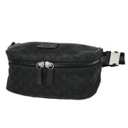 Gucci Vintage Pre-owned Canvas gucci-vskor Black, Dam