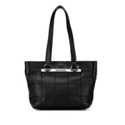 Chanel Vintage Pre-owned Laeder axelremsvskor Black, Dam