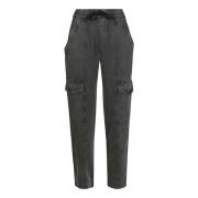 Isabel Marant Étoile Slim-Fit Cargo Byxor Peorana Black, Dam