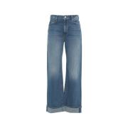 Mother Blå Jeans för Kvinnor Aw24 Blue, Dam