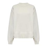 Studio Nicholson Rib Crew Neck Sweaters White, Dam