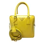 Prada Vintage Pre-owned Laeder prada-vskor Yellow, Dam