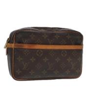 Louis Vuitton Vintage Pre-owned Canvas kuvertvskor Brown, Dam