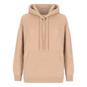 Laneus Kashmir Silk Hoodie Brown, Dam