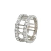 Tiffany & Co. Pre-owned Pre-owned Vitt guld ringar Gray, Dam