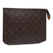 Louis Vuitton Vintage Pre-owned Canvas necessrer Brown, Dam