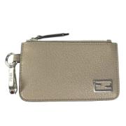 Fendi Vintage Pre-owned Laeder plnbcker Beige, Dam