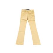 Jacob Cohën 5-Fickor Jeans med Logobroderi Beige, Herr