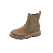 Gioseppo Taupe Mocka Chelsea Boots för Kvinnor Brown, Dam