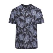 Etro Blå Stilig T-shirt för Män Blue, Herr