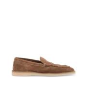 Dolce & Gabbana Beige Loafers med Logo Plaque Beige, Herr