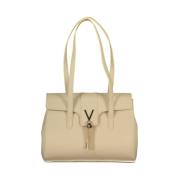 Valentino by Mario Valentino Beige Handväska med Kontrastdetaljer Beig...