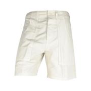 Don The Fuller Vita Bomullsknapp Shorts White, Herr