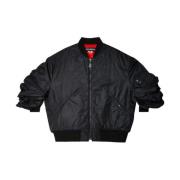 Junya Watanabe Svart Oversized Bomberjacka Black, Dam