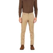 Mason's Extra Slim Fit Chino Byxor i Milano Stil Beige, Herr