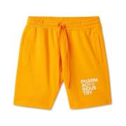 Charles Design Bomullsshorts med frontlogo Orange, Herr