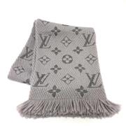 Louis Vuitton Vintage Pre-owned Tyg sjalar Gray, Dam