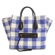 Celine Vintage Pre-owned Tyg handvskor Blue, Dam