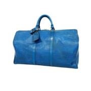 Louis Vuitton Vintage Pre-owned Tyg louis-vuitton-vskor Blue, Dam