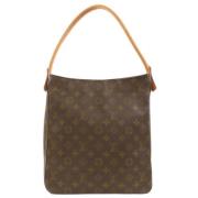 Louis Vuitton Vintage Pre-owned Tyg louis-vuitton-vskor Brown, Dam