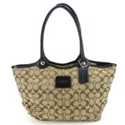 Coach Pre-owned Pre-owned Canvas axelremsvskor Beige, Dam