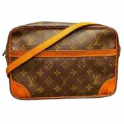 Louis Vuitton Vintage Pre-owned Tyg louis-vuitton-vskor Brown, Dam