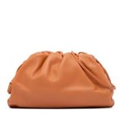 Bottega Veneta Vintage Pre-owned Laeder necessrer Orange, Dam