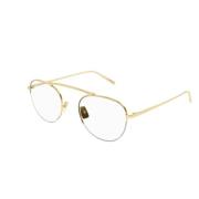 Saint Laurent Elegant Läder Axelväska Yellow, Unisex