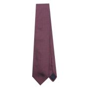 Corneliani Lyxigt Sidenslips, Tillverkad i Italien Purple, Herr