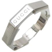 Gucci Vintage Pre-owned Vitt guld ringar Gray, Herr