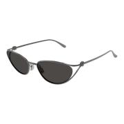 Bottega Veneta Bv1330S 001 Sunglasses Gray, Dam