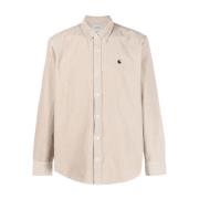 Carhartt Wip Beige Herrskjortor Beige, Herr