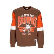 Mitchell & Ness Cleveland Browns NFL Crewneck Sweatshirt Brown, Herr