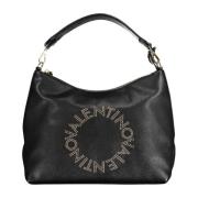 Valentino by Mario Valentino Svart axelväska med avtagbar rem Black, D...