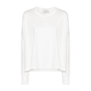 Studio Nicholson Vit Bomull Jersey Crew Neck T-shirt White, Dam