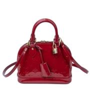 Louis Vuitton Vintage Pre-owned Laeder handvskor Red, Dam