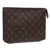 Louis Vuitton Vintage Pre-owned Canvas necessrer Brown, Dam