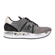 Premiata Snygga Silver Sneakers Gray, Dam