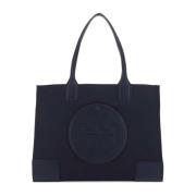 Tory Burch Stilren Navy Blue Shoppingväska Blue, Dam