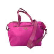 Salvatore Ferragamo Pre-owned Pre-owned Tyg handvskor Pink, Dam