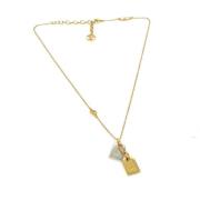 Louis Vuitton Vintage Pre-owned Tyg halsband Yellow, Dam