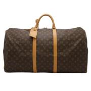 Louis Vuitton Vintage Pre-owned Tyg louis-vuitton-vskor Brown, Dam