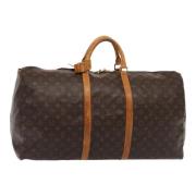 Louis Vuitton Vintage Pre-owned Canvas handvskor Brown, Dam