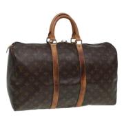 Louis Vuitton Vintage Pre-owned Canvas resvskor Brown, Dam