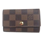 Louis Vuitton Vintage Pre-owned Tyg nyckelhllare Brown, Dam