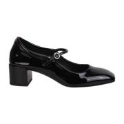 aeyde Läder Mary-Jane Pumps med Spänne Stängning Black, Dam